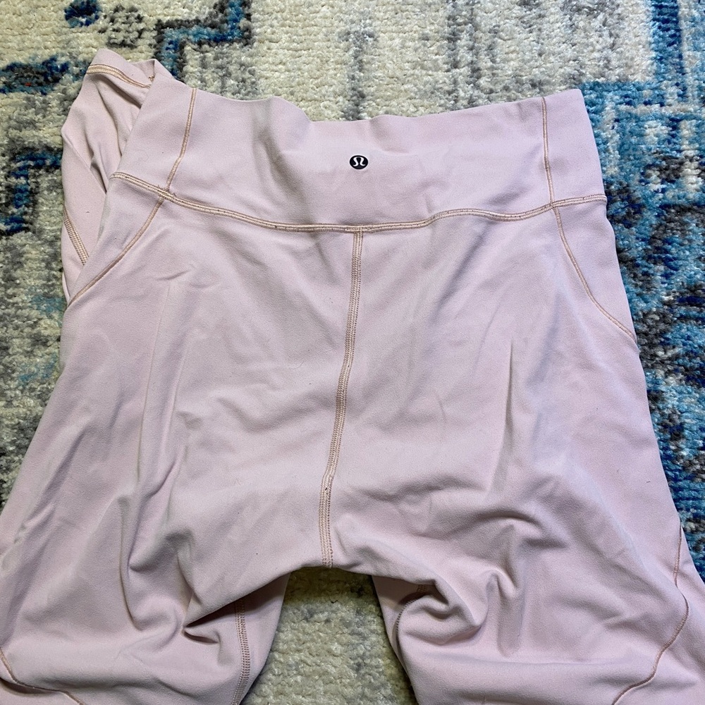 Lululemon leggings soft pink